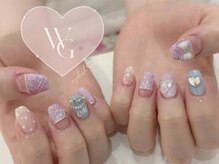 ホワイトジム(White Gym)/推し衣装風ネイル