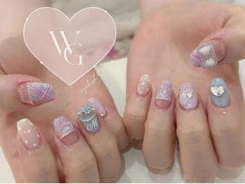 ホワイトジム(White Gym)/推し衣装風ネイル