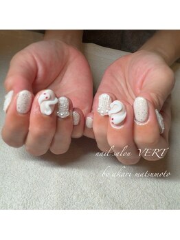 干支ネイル/ヘビネイル/巳年