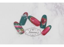 アモウズ(Amouz)/定額【クリスマスネイル】2