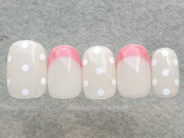 ピンクフレンチドット¥4000