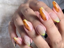 サロンドフォーエイチ(salon de 4H)/変型アニマルフレンチネイル☆