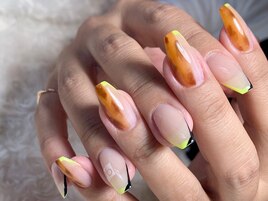 変型アニマルフレンチネイル☆