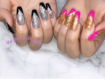 アン ジョーヌドラゴ/【ロングネイル】キラキラネイル