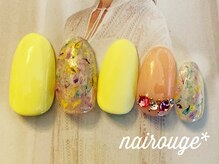 ネイル―ジュ 札幌大通店(nairouge*)/花びらネイル♪