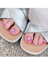 リグネイルスタジオ(Lig nail studio)/ピンクマグネットフットネイル