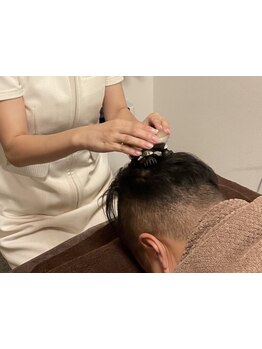 ヘッドスパで癒されたい