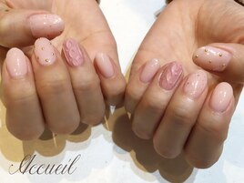 パステルニットネイル