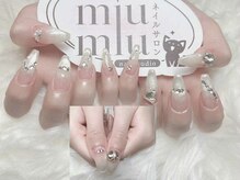 ミュウミュウ(miumiu)/冬×大人可愛いネイル