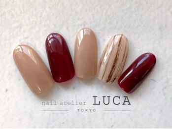 ネイルアトリエルカ(nail atelier LUCA)/W-230 大人上品ニュアンスネイル