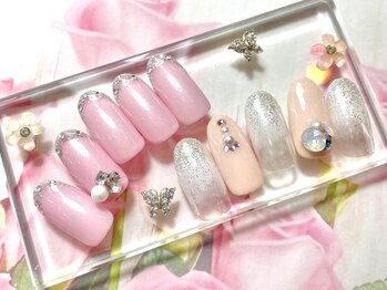 ネイルグラマラス 西新井店/《パラジェル》ウェディングnail