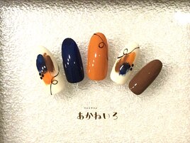 冬色　ニュアンス　ネイル