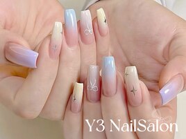 チップスカルプ長さ出しカラフル