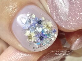 押し花ネイル