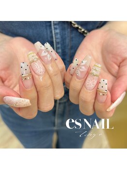エスネイル 渋谷本店AT公園通り(es NAIL)の写真/有名人御用達の人気ネイルサロンの華やかネイルがリーズナブルにできる☆お得な定額ネイルも豊富にご用意!!