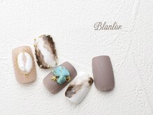 ネイルサロン ブランロール 白金店(Nail Salon Blanl'or)/ニュアンスターコイズ
