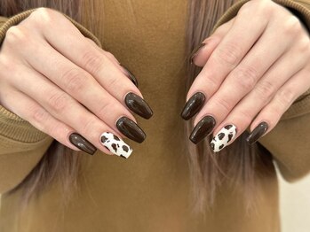 ネイル リンク(nail Linq)/【Nao】牛さんネイル