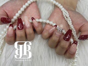 ネイルサロンレイアス(RAYAS)/ボルドーフレンチネイル