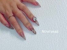 秋ネイルがかわいいです♪