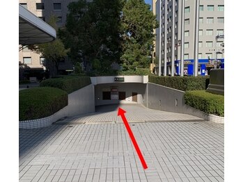 テスラテラピーストア(TESLA THERAPY STORE)/地下二階、3階の駐車場へ