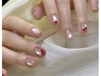 ピピーネイルズ 新宿(PIPPY NAILS)/3Dさくらんぼネイル