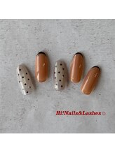 ハイネイルアンドラッシーズ(Hi! Nails&Lashes)/定額ワンホン/海外風