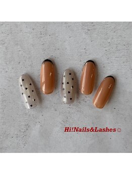 ハイネイルアンドラッシーズ(Hi! Nails&Lashes)/定額ワンホン/海外風