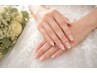 ブライダルネイルコース（ジェルネイル＋ハンドケア）#ウェデング #結婚式