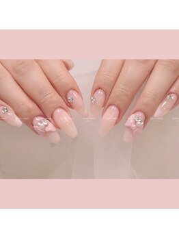 エシンネイルアート 池袋(Eshin nailart)の写真/パラジェル・フィルインをメインに、爪に優しいベース一層残しで自爪を美爪にしていきます♪