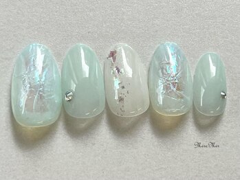 パラジェル認定サロン メールメール 池袋店(MereMer)/オーロラフィルムネイル