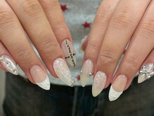 ジェミーネイル シンジュク(Jemiy nail shinjuku)/【Airi】個性派フレンチ¥10120