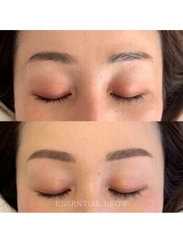 エッセンシャルブロウ 代官山(ESSENTIAL BROW)/【ナチュラル】垢抜けて上品眉毛