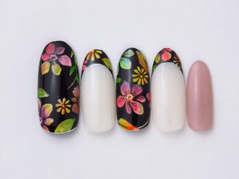 ネイリックス アヴェニール(NAILX avenir)/大人カラフルフラワー