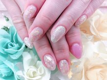 ダブルネイル(Double Nail)/【小山】タイダイ×シェルネイル