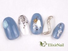 エリクサーネイル 神田(Elixir Nail)/シンプル/クーポン使用