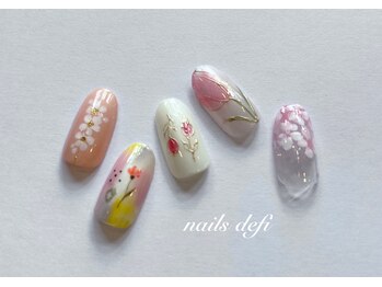 ネイルズデフィー(NAILS defi)/2本アート¥6000
