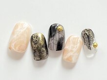 クレモアネイル 池袋西口店(CLEMORE NAIL)/ダークカラー×ニュアンスネイル