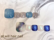 アット ウィル ヘアー ネイル(at will hair nail)/フット定額デザイン