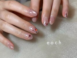 マグネット×ハートホロ×ラメ