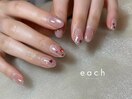 マグネット×ハートホロ×ラメ