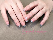 イーズィランド(Ease land)/ベース色付き☆フレンチネイル　