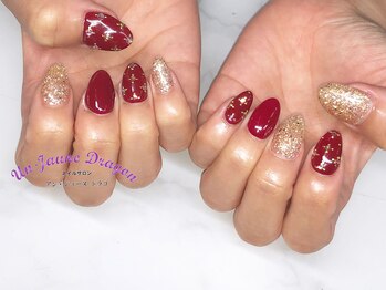 アン ジョーヌドラゴ/【自爪ネイル】冬カラー