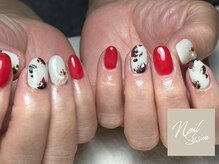 ネイルセッション(nail session)/ちょっとダルメシアン風？