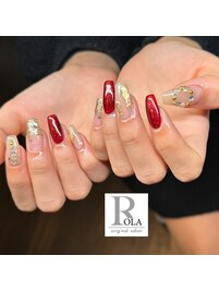 クリスマスネイル