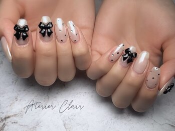 アトリエ クレール(Atelier Clair)/リボンネイル♪