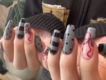 mulet 原宿【ミュレット】/リボン ドット ボーダー