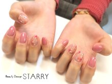 スターリー(STARRY)/押し花　シンプル　ピンク