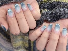 ダークハニー 原宿店(Dark Honey)/夏っぽカラーマグネットフレンチ