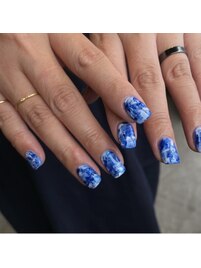 ニュアンスネイル　ミラーネイル