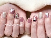 クランベリーネイル 代官山 恵比寿(cranberry nail)/クリスマスネイル